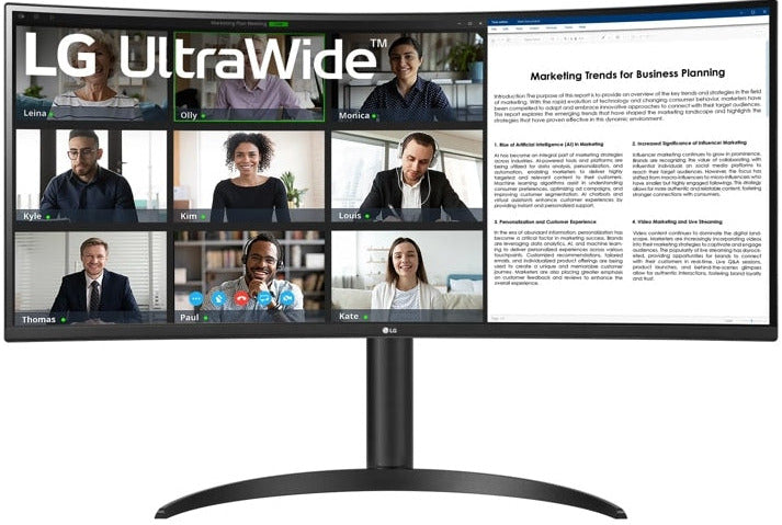 Écran 34 pouces ultrawide - résolution 3440x1440