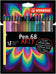 Feutre Pen 68 - Étui 18 Couleurs, Pointe Moyenne