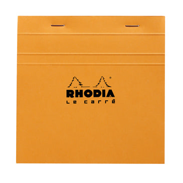 Bloc rhodia orange 14x14 -5x5 80feuilles