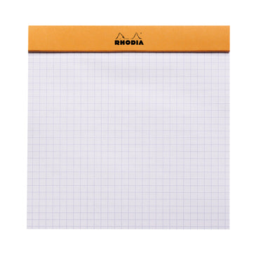 Bloc rhodia orange 14x14 -5x5 80feuilles