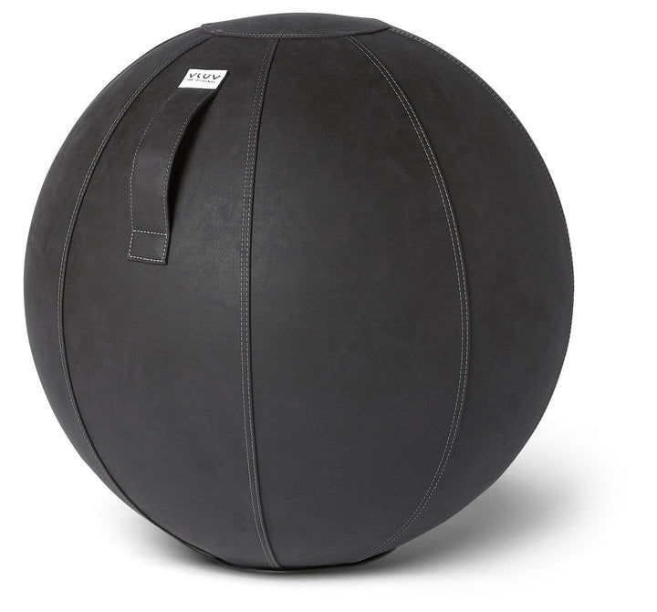 Ballon d'Assise Similicuir Noir - Confort Ergonomique