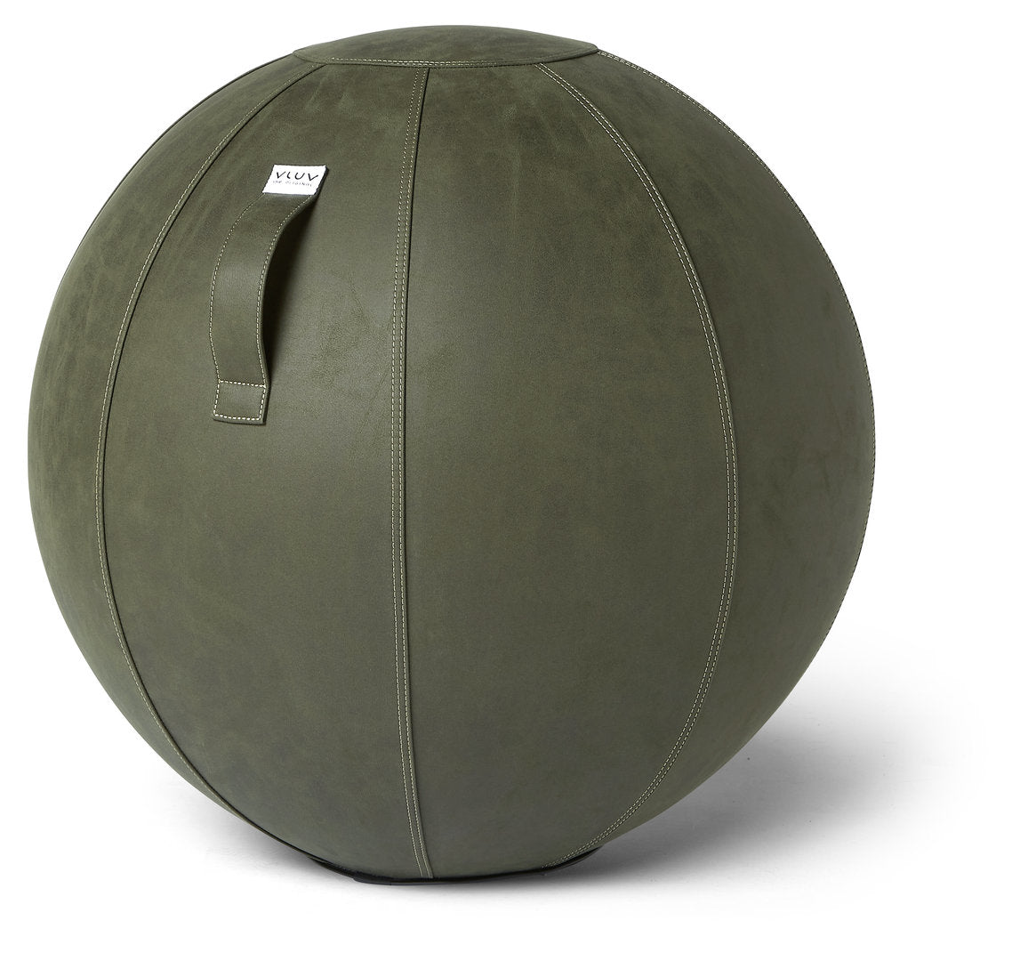 Ballon d'assise Viga - Similicuir Vert - 70-75cm