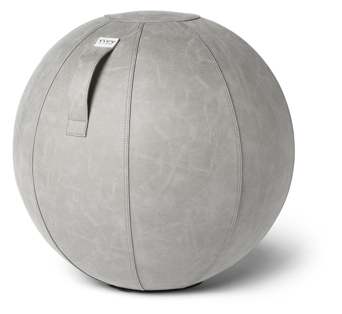 Ballon d'assise VIGA - Similicuir Gris - Ø 60-65cm