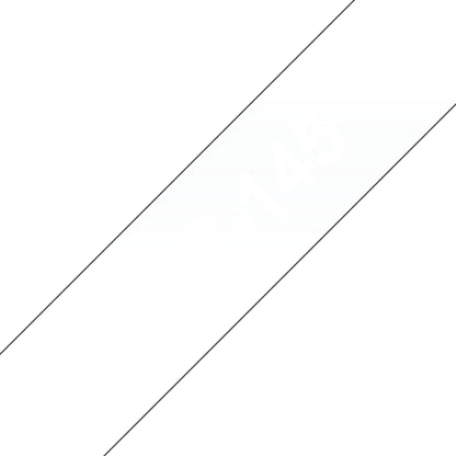 Ruban Brother TZe-145 Blanc sur Transparent 18mm