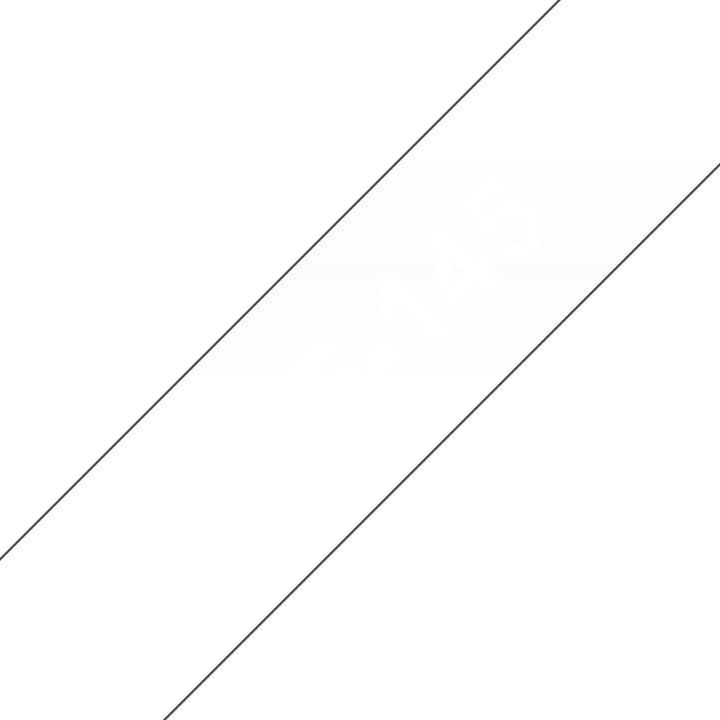 Ruban Brother TZe-145 Blanc sur Transparent 18mm