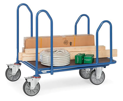 Chariot de Transport - Charge 400 kg, 2 Dossiers Latéraux