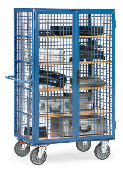 Chariot Ferme En Treillis Verrouillage A Serrure Dimensions Utiles 1.200 X 780