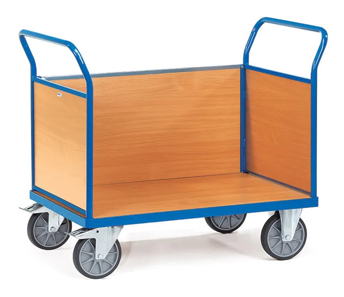 Chariot 3 Ridelles Bois - Charge 600 kg, 1000x600 mm