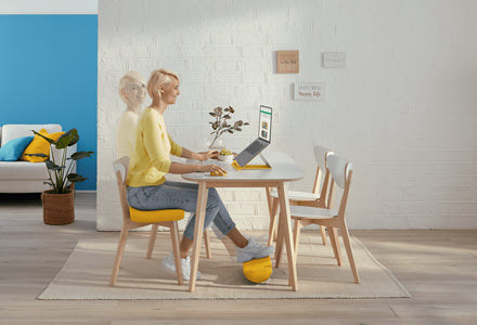 Repose-pieds ergonomique - confort et santé au bureau