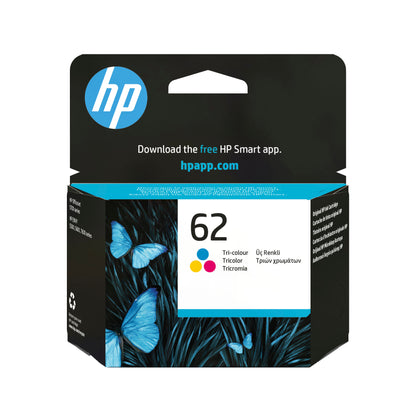 Cartouche d'encre HP couleur 62 - impression durable