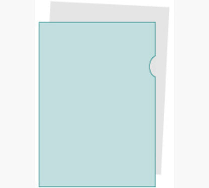 Pochette coin papier A4 blanc translucide paquet de 50