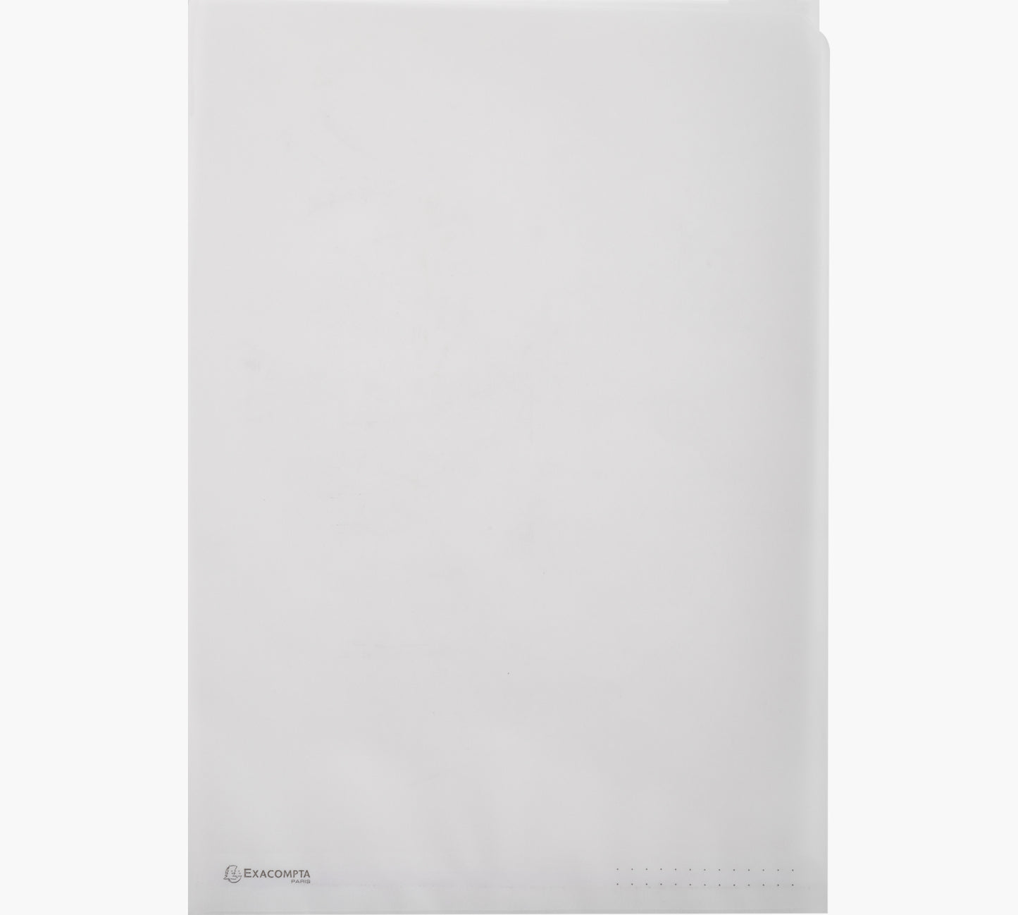 Pochette coin papier A4 blanc translucide paquet de 50
