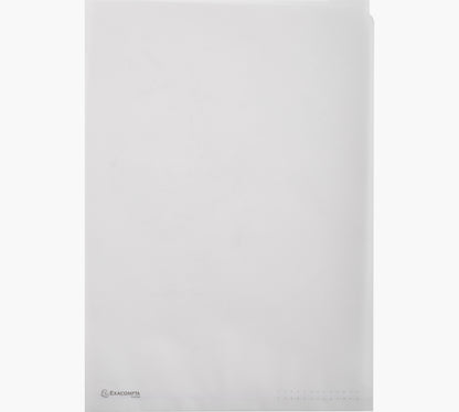 Pochette coin papier A4 blanc translucide paquet de 50