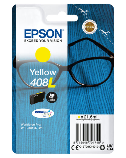 Cartouche d'encre Epson jaune 408xl - haute capacité