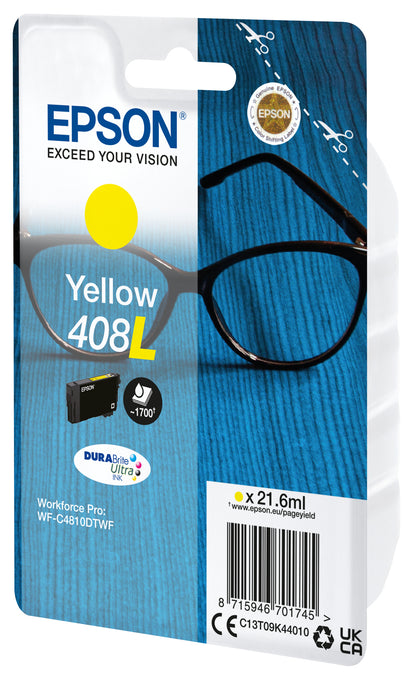 Cartouche d'encre Epson jaune 408xl - haute capacité