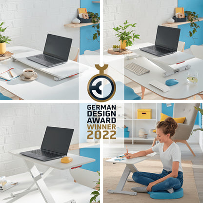Convertisseur bureau assis/debout - ergonomie compacte