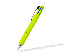 Stylo bille  4 couleurs +porte mine 0.5mm-corps pastel