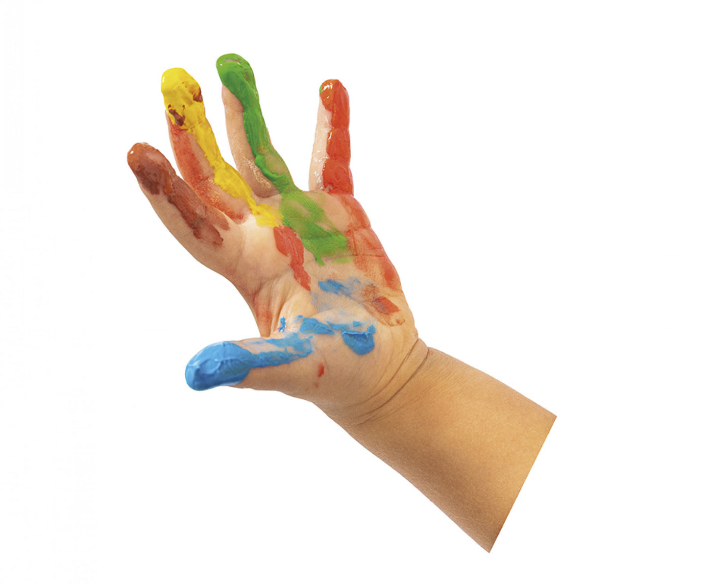 Peinture gouache doigt - set de 6 couleurs lavables