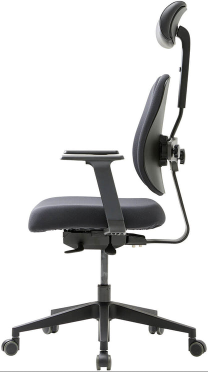 Siège Ergonomique avec Têtière - Ajustable et Confort