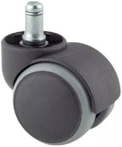 Roulette sol dur 50mm - kit de 5 avec axe 11mm