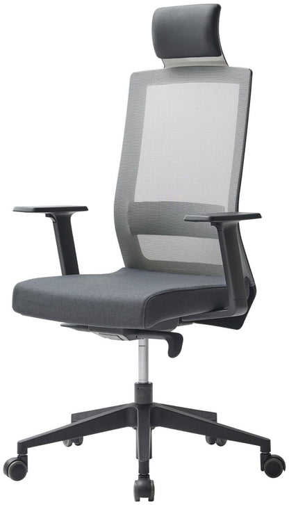 Siège Ergonomique Square Têtière - Confort Noir