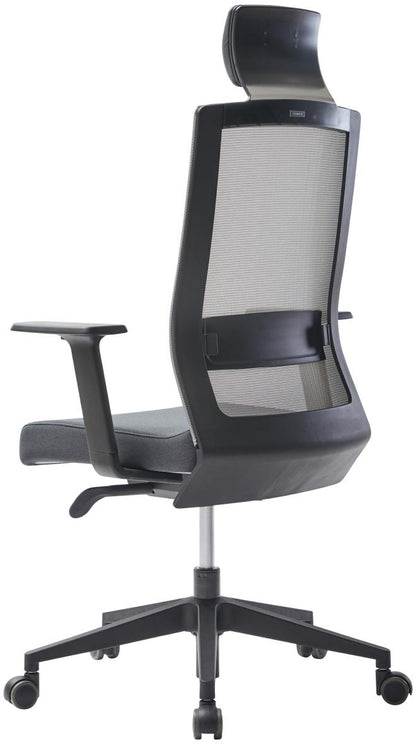 Siège Ergonomique Square Têtière - Confort Noir