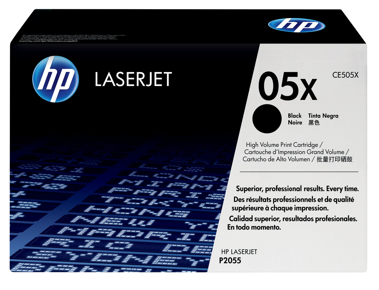 Cartouche toner HP ce505x - rendement élevé 6500 pages