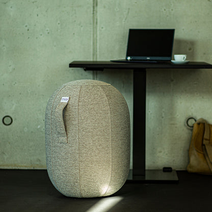Tabouret Assise Ergonomique - Tissu Chiné - Taille M