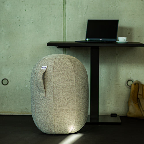 Tabouret Assise Capsule - Tissu Chiné, Taille M