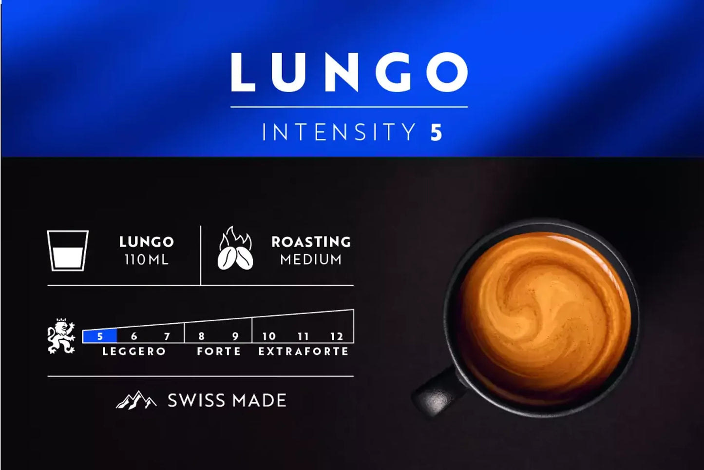Capsules Café royal lungo nespresso - torréfaction moyenne
