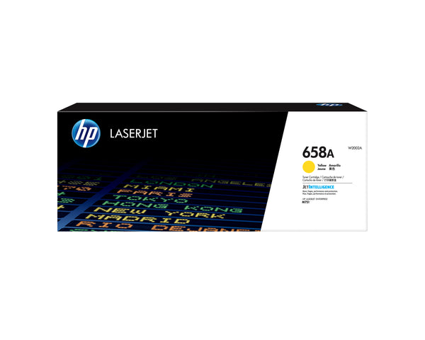 Cartouche toner HP jaune 658a - 6000 pages