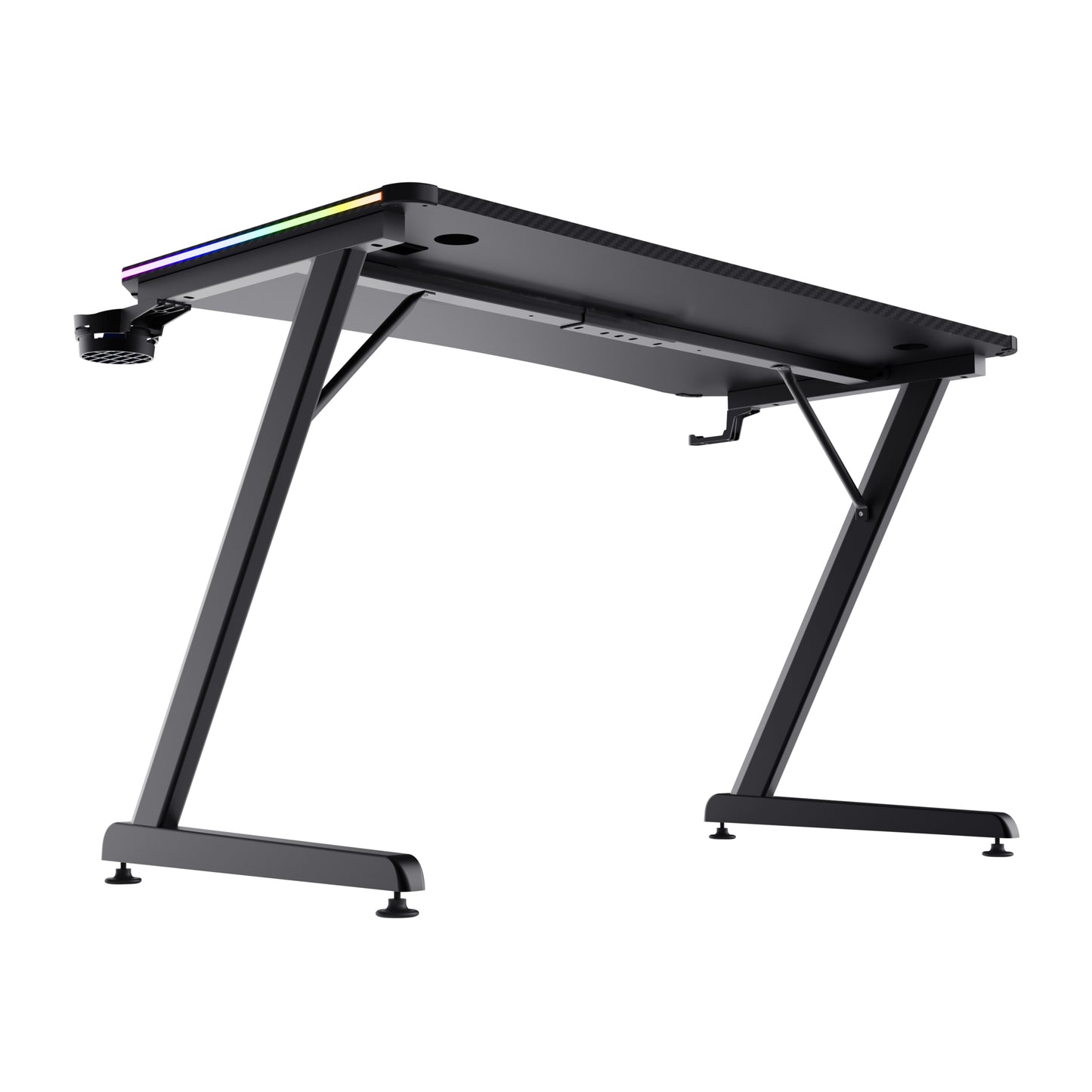 Bureau gaming led rvb 120x60 - ergonomie et style