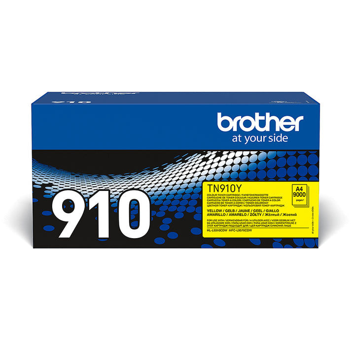 Cartouche toner Brother tn-910y - 9000 pages couleur jaune