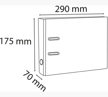 Classeur polypropylène premtouch dos de 50 noir