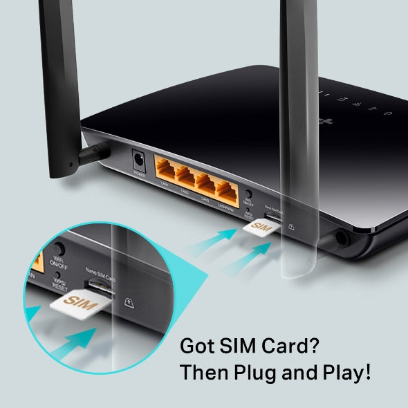 Modem routeur 4G LTE Wi-Fi bi-bande AC1200 Archer MR400