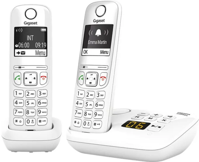 Telephone sans fil Gigaset duo AS690 - blanc