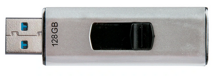 Clé USB 3.0 128GB rétractable Q-Connect
