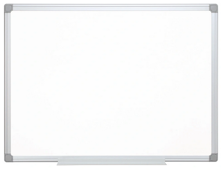Tableau blanc magnétique 200 x 100 cm cadre aluminium laqué