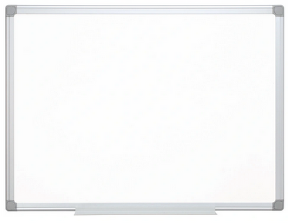 Tableau blanc magnétique 200 x 100 cm cadre aluminium laqué