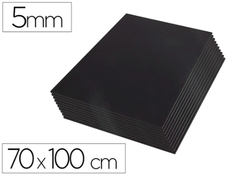 Carton mousse noir 5mm 70x100cm