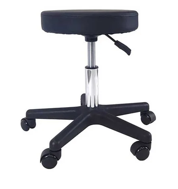 Tabouret de travail PVC noir