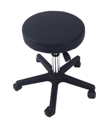 Tabouret de travail PVC noir