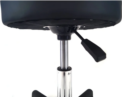 Tabouret de travail PVC noir