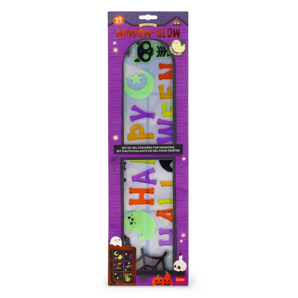 Stickers Gel pour Fenêtre Halloween Phosphorescents - LEGAMI