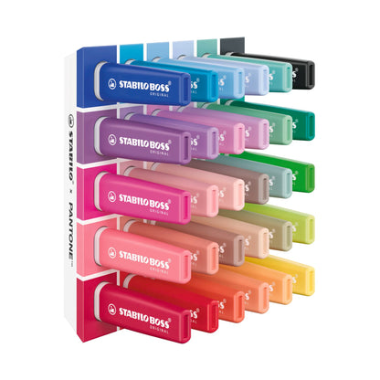 Set de 30 Surligneurs STABILO BOSS ORIGINAL x PANTONE