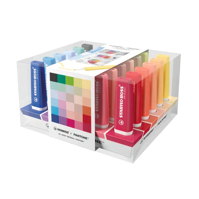 Set de 30 Surligneurs STABILO BOSS ORIGINAL x PANTONE