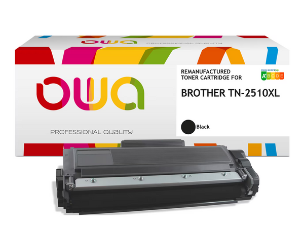 Cartouche remanufacturé Brother TN2510XL - noir 3000 Pages