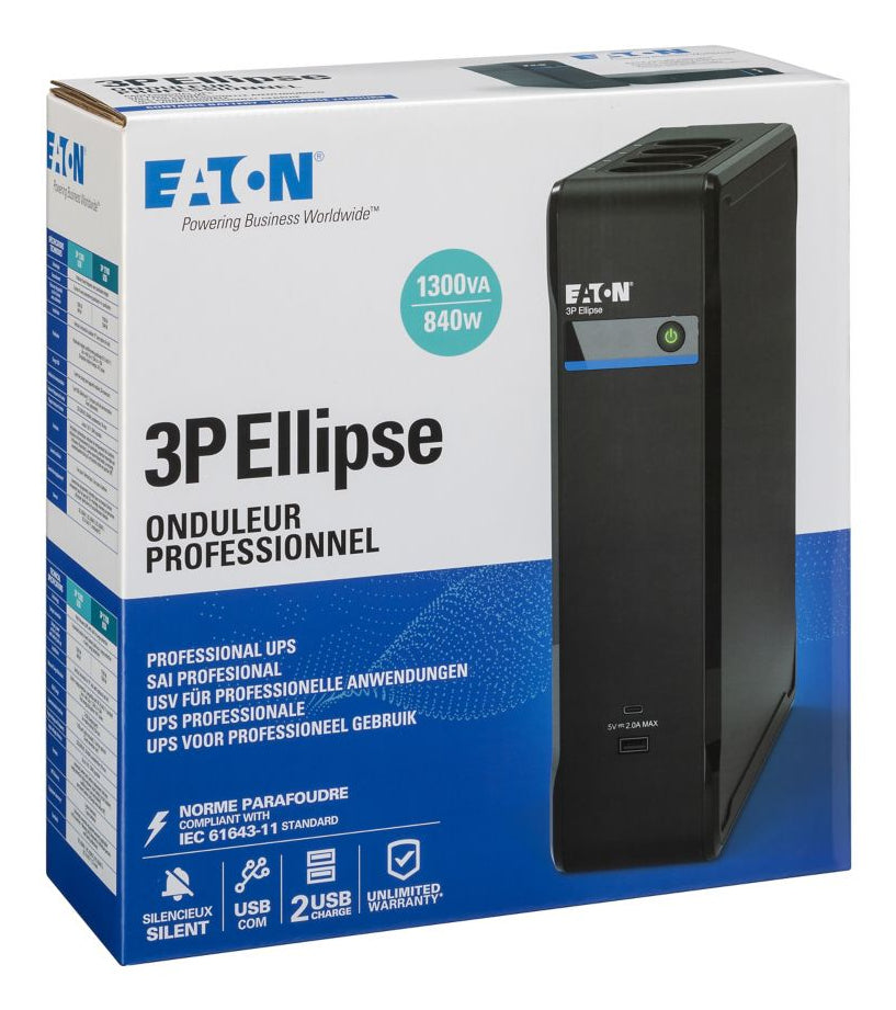 Onduleur 3p ellipse 1300usbfr - puissance et flexibilité
