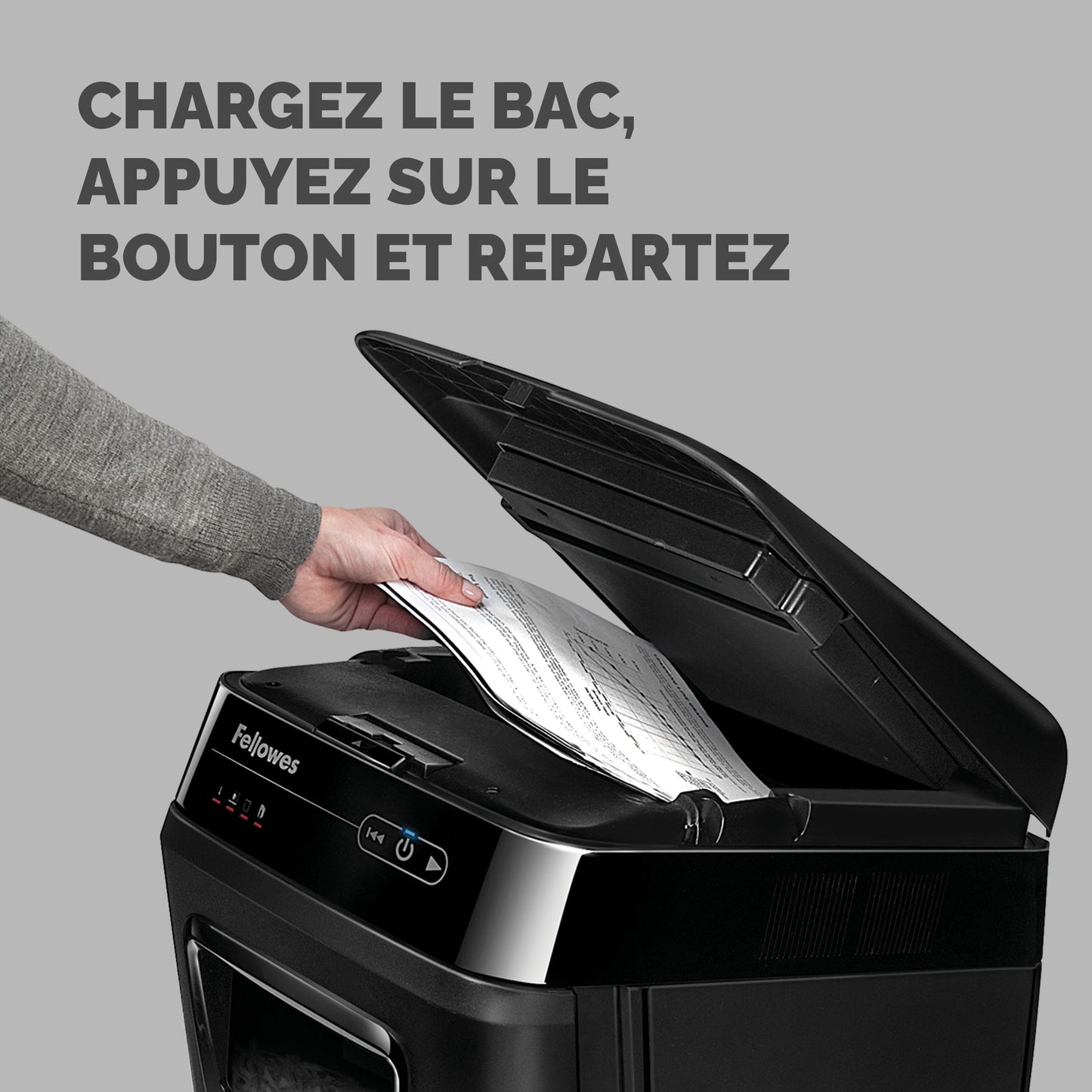 Destructeur automax 200 coupe croisée Fellowes