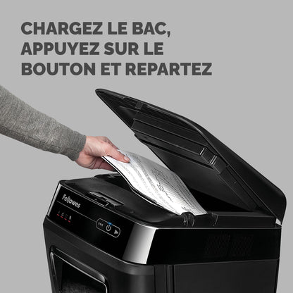 Destructeur automax 200 coupe croisée Fellowes